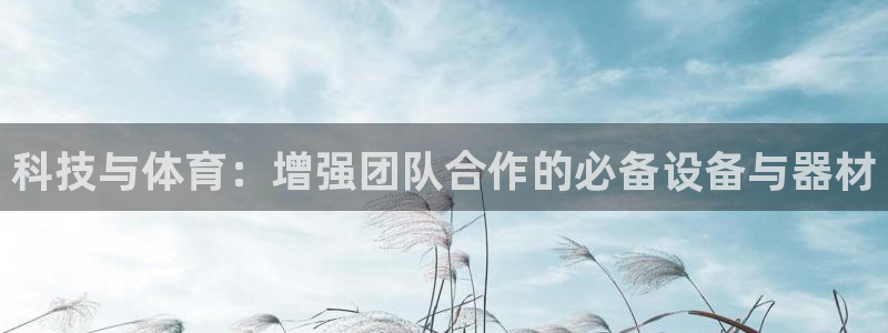 意昂4开户：科技与体育：增强团队合作的必备设备与器材