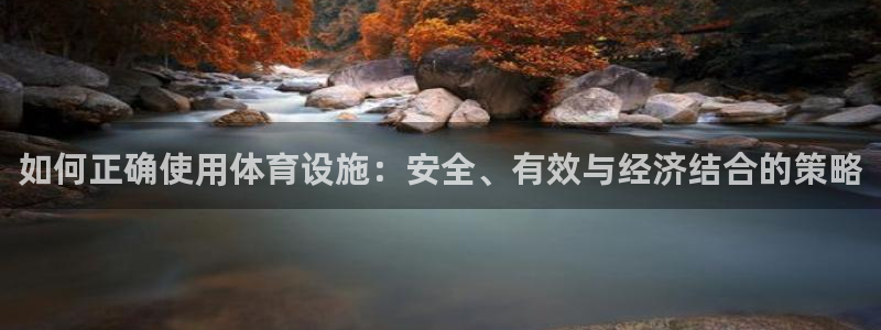 意昂4娱乐：如何正确使用体育设施：安全、有效与经济结