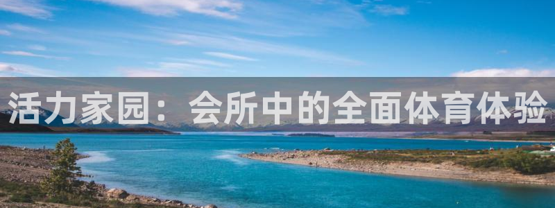 意昂4娱乐平台：活力家园：会所中的全面体育体验