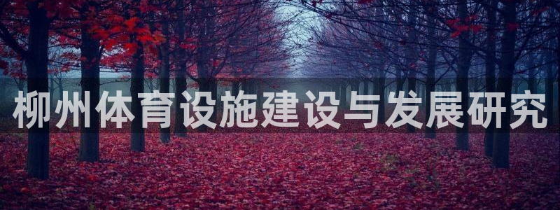 意昂体育4是干嘛的公司：柳州体育设施建设与发展研究