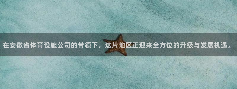 意昂4开户：在安徽省体育设施公司的带领下，这片地区正